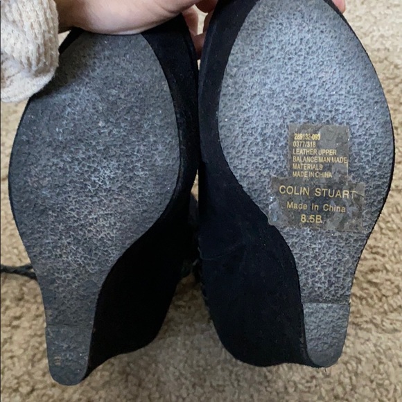 Wedge suede booties - Picture 5 of 5